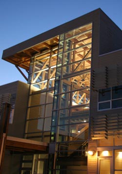 Le pavillon Gene-H.-Kruger de l’Université Laval, 2006. Architectes Gauthier, Gallienne et Moisan
