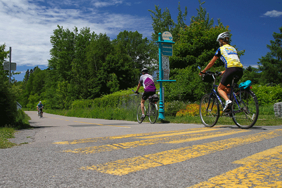 Piste cyclable Le Corridor des Cheminots. Photo Ville de Québec