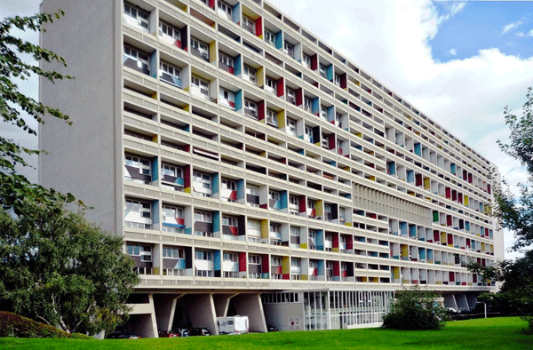 L’unité d’habitation de Marseille (France). Photo Wikimédia Commons